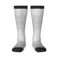thumbnail image 1 of Rateoe Silver Glitter Pattern Women’s Knee High Crew Socks,Trouser Socks Comfortable, Breathable, Moisture-Wicking and Soft, 1 of 6