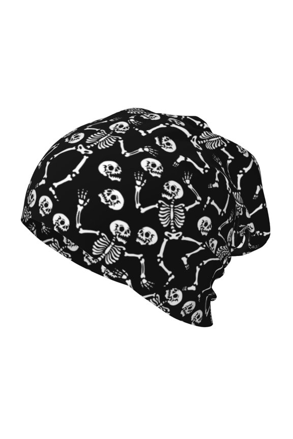 Skeletons Dancing Kids Beanie Warm Knit Beanie Hats Boys Girls Winter Hat Soft Slouchy Hats for Kids