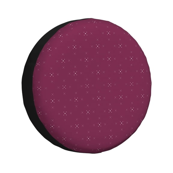 Rateoe Small Stars Pattern Tire Cover Wheel Protectors Weatherproof Wheel Covers Universal Fit for Trailer Rv SUV Truck Camper Travel Trailers Accessories-17 inch