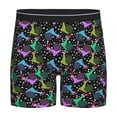 thumbnail image 1 of Rateoe Snails 1 Print Men’s Underwear Boxer Briefs Soft Comfortable Underwear Boxer Briefs, Long Leg Briefs,Anti-chafing Boxer Briefs, 1 of 7