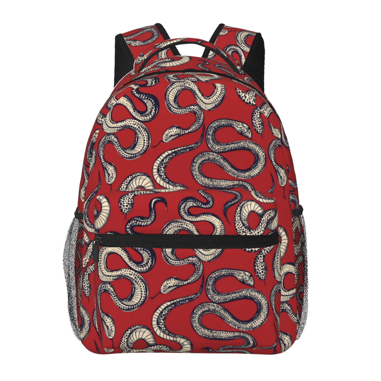 Rateoe Snake Pattern Casual Backpack for School, Work  display picture 3