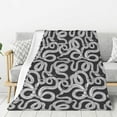 thumbnail image 1 of Rateoe Snake Pattern Flannel Throw Blanket, Ultra-soft Blanket for Bed, Couch, Car, Hypoallergenic Anti-pilling blanket-50"x40"(Vertical), 1 of 6