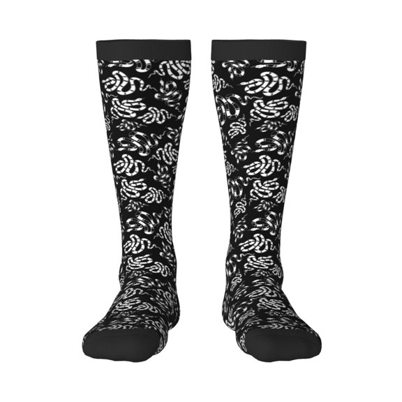 Rateoe Snake Pattern Women’s Knee High Crew Socks,Trouser Socks Comfortable, Breathable, Moisture-Wicking and Soft