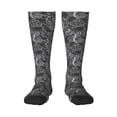 thumbnail image 1 of Rateoe Snake Pattern Women’s Knee High Crew Socks,Trouser Socks Comfortable, Breathable, Moisture-Wicking and Soft, 1 of 6