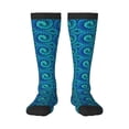 thumbnail image 1 of Rateoe Snake Pattern Women’s Knee High Crew Socks,Trouser Socks Comfortable, Breathable, Moisture-Wicking and Soft, 1 of 6