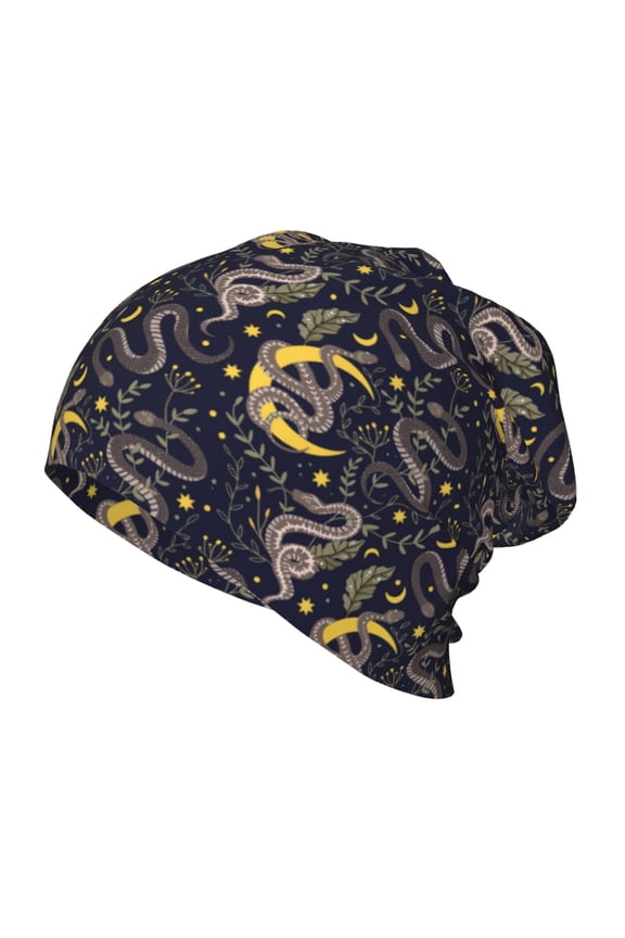 Snake Sleep Kids Beanie Warm Knit Beanie Hats Boys Girls Winter Hat Soft Slouchy Hats for Kids