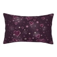 thumbnail image 1 of Rateoe Snowflakes and Hearts Pattern Pillow Covers with Invisible Zipper(Pillows are not Included) Standard Pillowcases-20"x30", 1 of 6