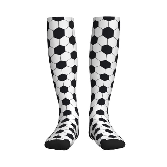 Rateoe Soccer Ball Compression Socks for Women and Men 20-30mmHg-Circulation Support Socks Knee High Nurse Pregnant Running Medical and Travel Athletic