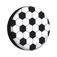 thumbnail image 1 of Rateoe Soccer Ball Pattern Tire Cover Wheel Protectors Weatherproof Wheel Covers Universal Fit for Trailer Rv SUV Truck Camper Travel Trailers Accessories-14 inch, 1 of 6