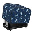thumbnail image 1 of Rateoe Space Dinosaur Pattern Toaster Covers 4 Slice Wide Slot,Bread Machine Cover,Bread Dust Cover & Fingerprint Protection,Appliance Covers, 1 of 6