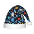 thumbnail image 1 of Rateoe Space Dog Santa Hat Confortable Christmas Hat for Christmas Party Favors Fit for Kids, 1 of 6