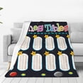 thumbnail image 1 of Rateoe Space Math Times Tables Print Fuzzy Fleece Throw Blanket Extra Large,Super Soft,Fluffy and Warm Blankets for Couch,Bed,All Season Use (60"x50"), 1 of 8