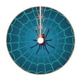 thumbnail image 1 of Rateoe Spider And Cobweb Pattern Christmas Tree Skirt with Ties , Christmas Tree Decorations, Farmhouse Christmas Decor Xmas Holiday Decorations-48", 1 of 6