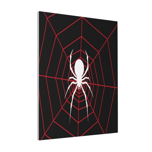 Rateoe Spider On The Web Pattern Decorative Picture – Unique Modern Wall Art, Ready-to-Hang Canvas Print for Home (Vertical)
