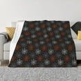 thumbnail image 1 of Rateoe Spider Web Pattern Flannel Throw Blanket, Ultra-soft Blanket for Bed, Couch, Car, Hypoallergenic Anti-pilling blanket-80"x60"(Horizontal), 1 of 6