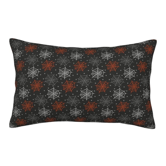 Rateoe Spider Web Pattern Pillow Covers with Invisible Zipper(Pillows are not Included) Standard Pillowcases-16"x24"