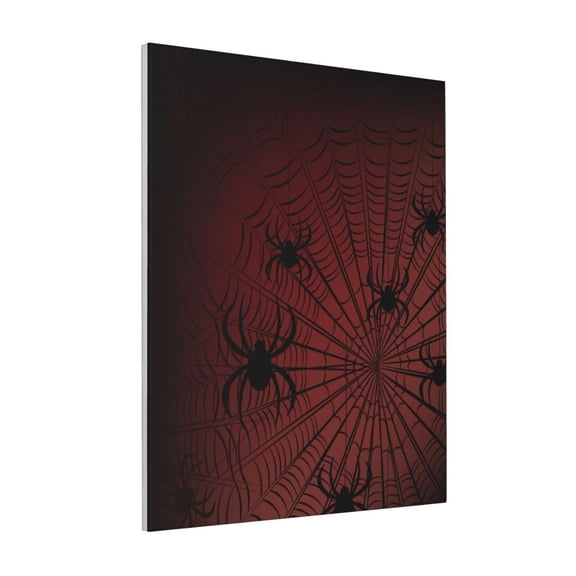 Rateoe Spiders On A Web Pattern Decorative Picture – Unique Modern Wall Art, Ready-to-Hang Canvas Print for Home (Vertical)