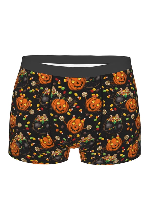 Spooky Sweets Mens Boxer Briefs Poly Spandex Performance Boxer Briefs Underwear Hem Boxer Briefs - Medium