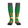 thumbnail image 1 of Rateoe Spring St Patrick’S Day Irish Gnomes Compression Socks for Women and Men 20-30mmHg-Circulation Support Socks Knee High Nurse Pregnant Running Medical and Travel Athletic, 1 of 7
