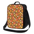 thumbnail image 1 of Rateoe Squirrel Maple pine nut Lunch Bag Reusable Lunch Box with Shoulder Straps for Men Women Insulated Portable Lunchbox for adults Suitable for School Work Picnic, 1 of 7