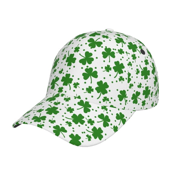 Rateoe St Patrick's Day4 Pattern Baseball Cap Outdoor Cap Mountain Dad Hat - Unstructured Soft Cotton Cap-Adjustable UV Protection Cap