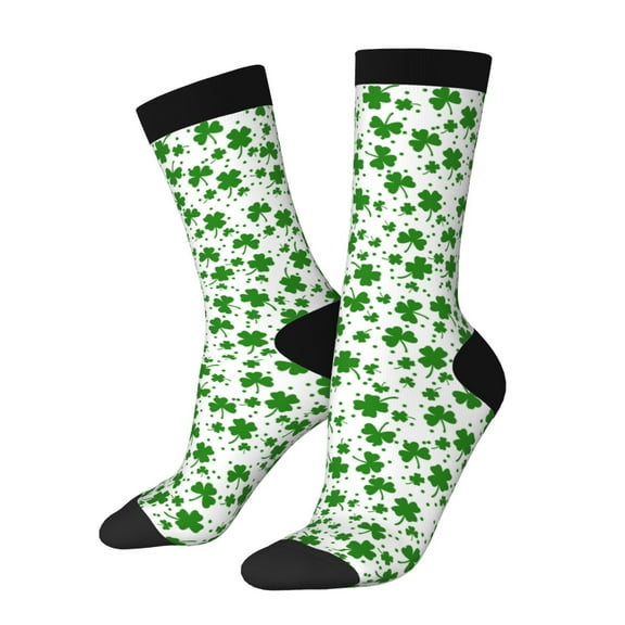 Rateoe St Patrick's Day4 for Women Casual Calf Socks - Cute Crew Socks - Thin Soft Above Ankle Socks Size 5-11