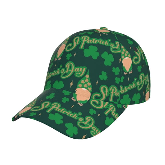 Rateoe St Patrick's Day9 Pattern Baseball Cap Outdoor Cap Mountain Dad Hat - Unstructured Soft Cotton Cap-Adjustable UV Protection Cap