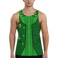 thumbnail image 1 of Rateoe St Patrick's day Pattern Sleeveless Gym Shirt Muscle Tee Breathable Workout Shirt Slim-Fit Tank Quick Dry Fit Muscle Tank Top Bodybuilding Sleeveless T Shirt-XX-Large, 1 of 7