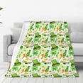 thumbnail image 1 of Rateoe St. Patrick's day Print Fuzzy Fleece Throw Blanket Extra Large,Super Soft,Fluffy and Warm Blankets for Couch,Bed,All Season Use-60"x50", 1 of 7