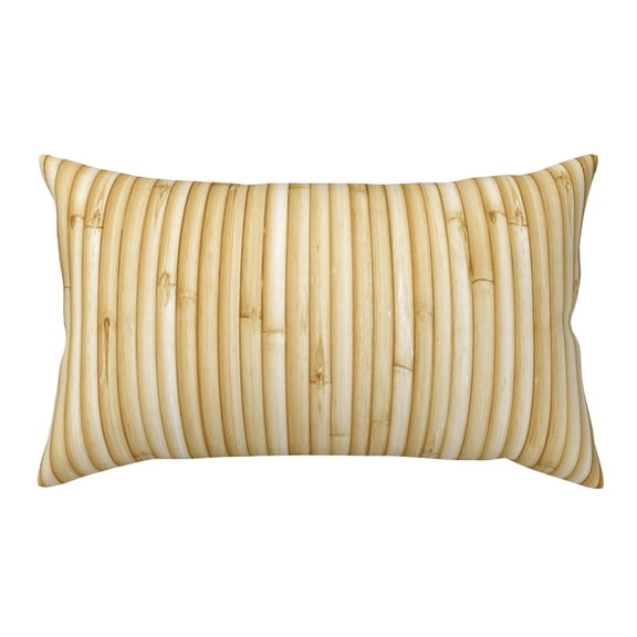 Rateoe Standard Pillowcases 20x36 Inches Bamboo Wall Pattern Printed Pillow Covers with Envelope Closure(Pillows are not Included)