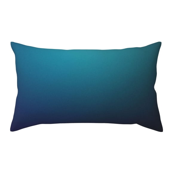 Rateoe Standard Pillowcases 20x36 Inches Blue and Teal Gradient Pattern Printed Pillow Covers with Envelope Closure(Pillows are not Included)