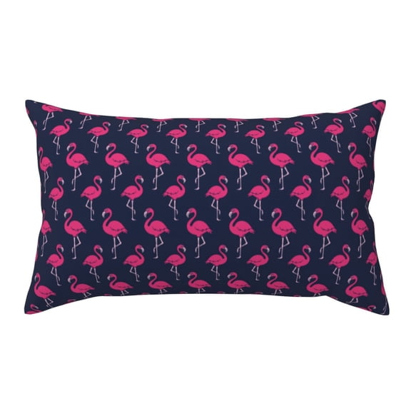 Rateoe Standard Pillowcases 20x36 Inches Cute Flamingo Pattern Printed Pillow Covers with Envelope Closure(Pillows are not Included)