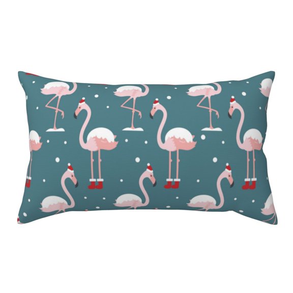 Rateoe Standard Pillowcases 20x36 Inches Flamingo Pattern Printed Pillow Covers with Envelope Closure(Pillows are not Included)