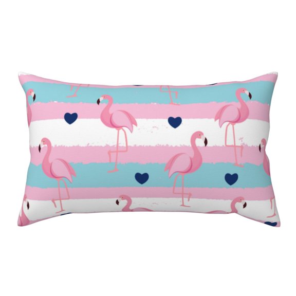Rateoe Standard Pillowcases 20x36 Inches Flamingo1 Pattern Printed Pillow Covers with Envelope Closure(Pillows are not Included)