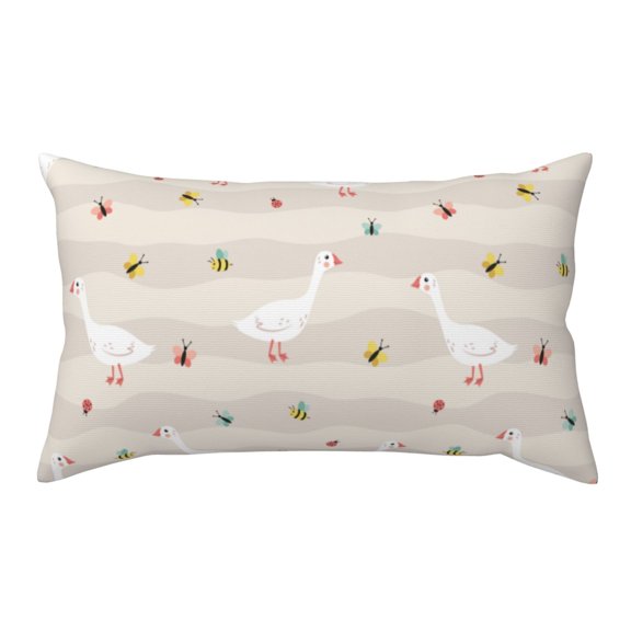 Rateoe Standard Pillowcases 20x36 Inches Funny Goose1 Pattern Printed Pillow Covers with Envelope Closure(Pillows are not Included)