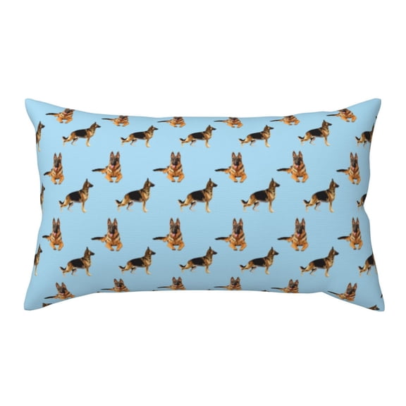 Rateoe Standard Pillowcases 20x36 Inches German Shepherd Dog Pattern Printed Pillow Covers with Envelope Closure(Pillows are not Included)
