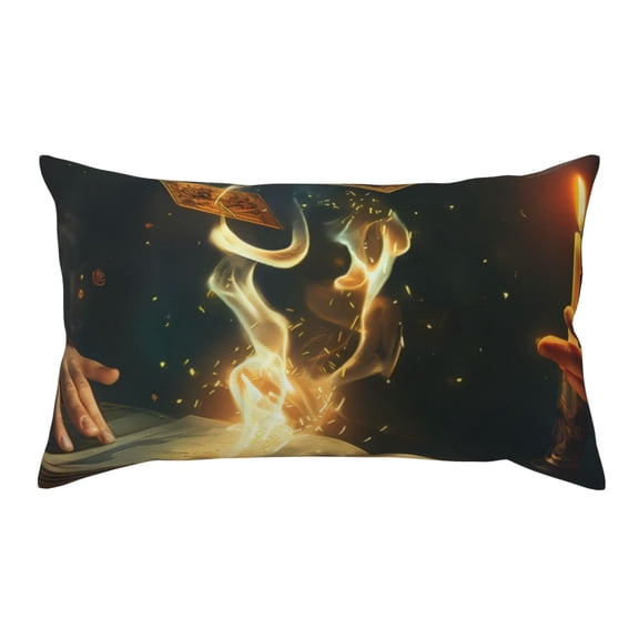 Rateoe Standard Pillowcases 20x36 Inches Magical Tarot Reading Pattern Printed Pillow Covers with Envelope Closure(Pillows are not Included)