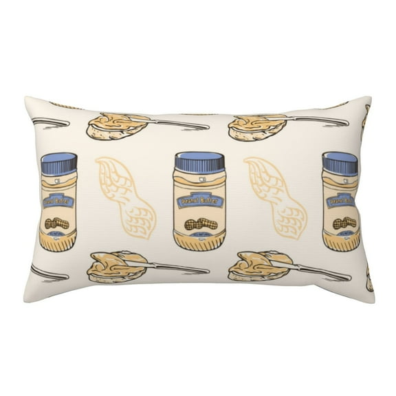 Rateoe Standard Pillowcases 20x36 Inches Peanuts Pattern Printed Pillow Covers with Envelope Closure(Pillows are not Included)