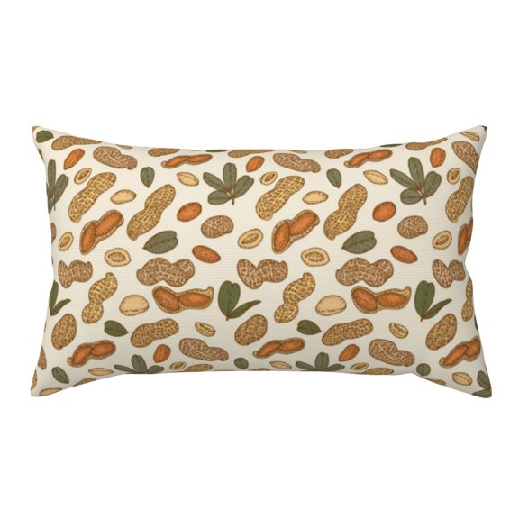 Rateoe Standard Pillowcases 20x36 Inches Set With Peanut Pattern Printed Pillow Covers with Envelope Closure(Pillows are not Included)