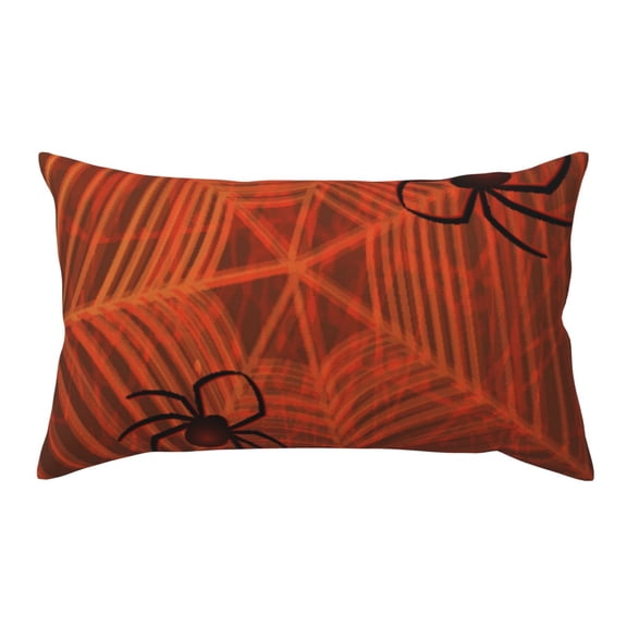 Rateoe Standard Pillowcases 20x36 Inches Spider Web Pattern Printed Pillow Covers with Envelope Closure(Pillows are not Included)