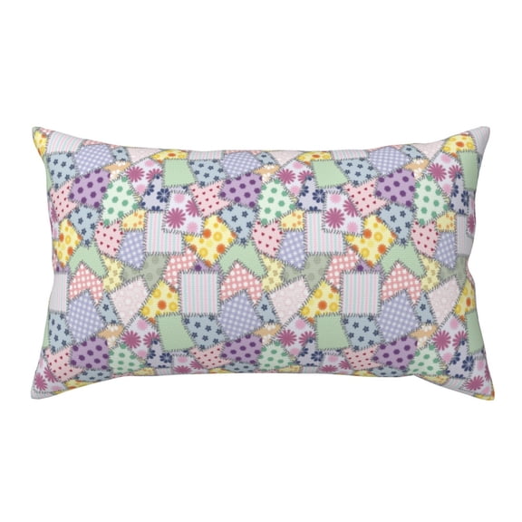 Rateoe Standard Pillowcases 20x36 Inches different patchwork Pattern Printed Pillow Covers with Envelope Closure(Pillows are not Included)