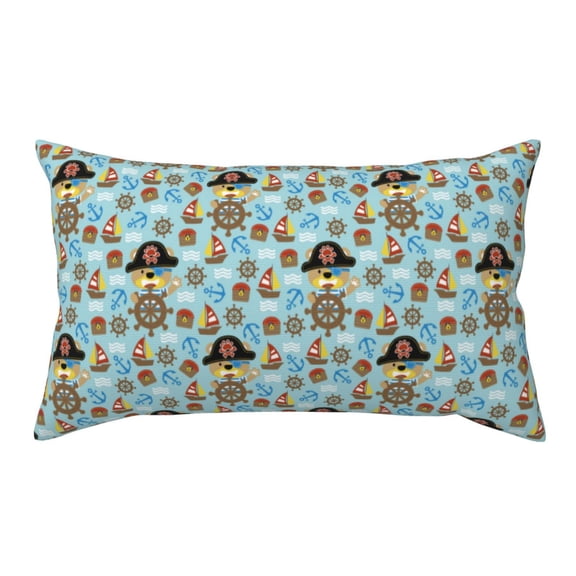 Rateoe Standard Pillowcases 20x36 Inches funny pirate Pattern Printed Pillow Covers with Envelope Closure(Pillows are not Included)