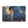 thumbnail image 1 of Rateoe Starry Light White Horse Pattern Flannel Door Mat Indoor Outdoor Entrance, Waterproof All-Weather Doormat,Fade Resistant, Low Profile Entryway Mat 16x24in, 1 of 7