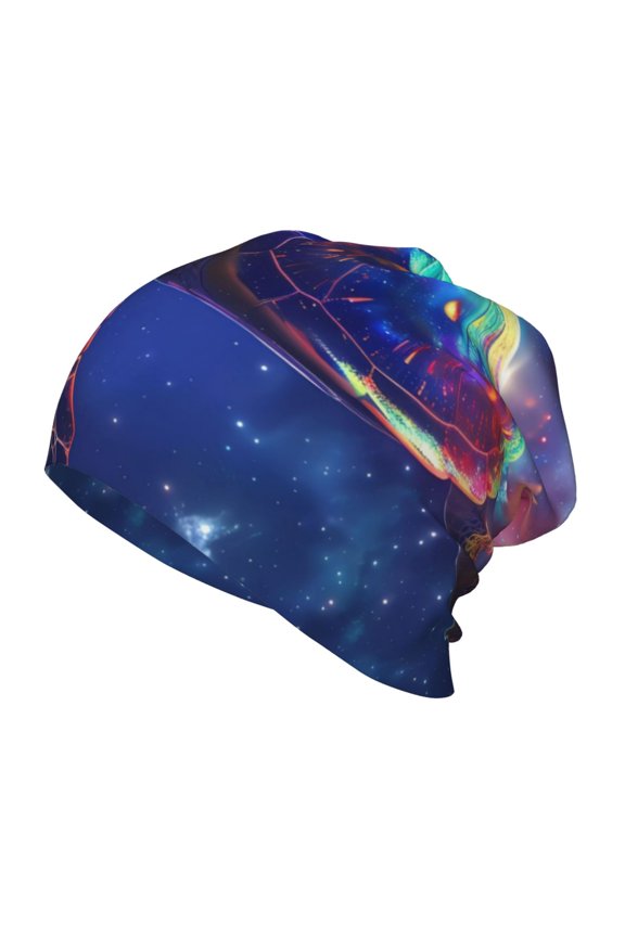 Starry Sky Turtle Kids Beanie Warm Knit Beanie Hats Boys Girls Winter Hat Soft Slouchy Hats for Kids
