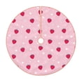 thumbnail image 1 of Rateoe Strawberry And Heart Pattern Christmas Tree Skirt with Ties , Christmas Tree Decorations, Farmhouse Christmas Decor Xmas Holiday Decorations-30", 1 of 6
