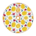 thumbnail image 1 of Rateoe Strawberry Lemon Pattern Christmas Tree Skirt with Ties , Christmas Tree Decorations, Farmhouse Christmas Decor Xmas Holiday Decorations-30", 1 of 6