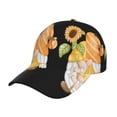 thumbnail image 1 of Rateoe Sunflower Gnomes 5 Pattern Baseball Cap Outdoor Cap Mountain Dad Hat - Unstructured Soft Cotton Cap-Adjustable UV Protection Cap, 1 of 6