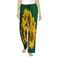 thumbnail image 1 of Rateoe Sunflowers in Bucket Pattern Women’s Ultra-Soft Comfy Pajama Lounge Pants Sleepwear,Comfortable Lounge Wear,lightweight Pajamas, Casual Home Wear-Large, 1 of 6