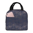 thumbnail image 1 of Rateoe Sunflowers Pattern Insulated Lunch Bag with Thick Aluminum Foil Lunch Tote Bag with Front Pocket for Men and Women, Ideal for Work, School, Picnics, and Travel, 1 of 5