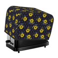 thumbnail image 1 of Rateoe Sunflowers Pattern Toaster Covers 2 Slice Wide Slot,Bread Machine Cover,Bread Dust Cover & Fingerprint Protection,Appliance Covers, 1 of 7